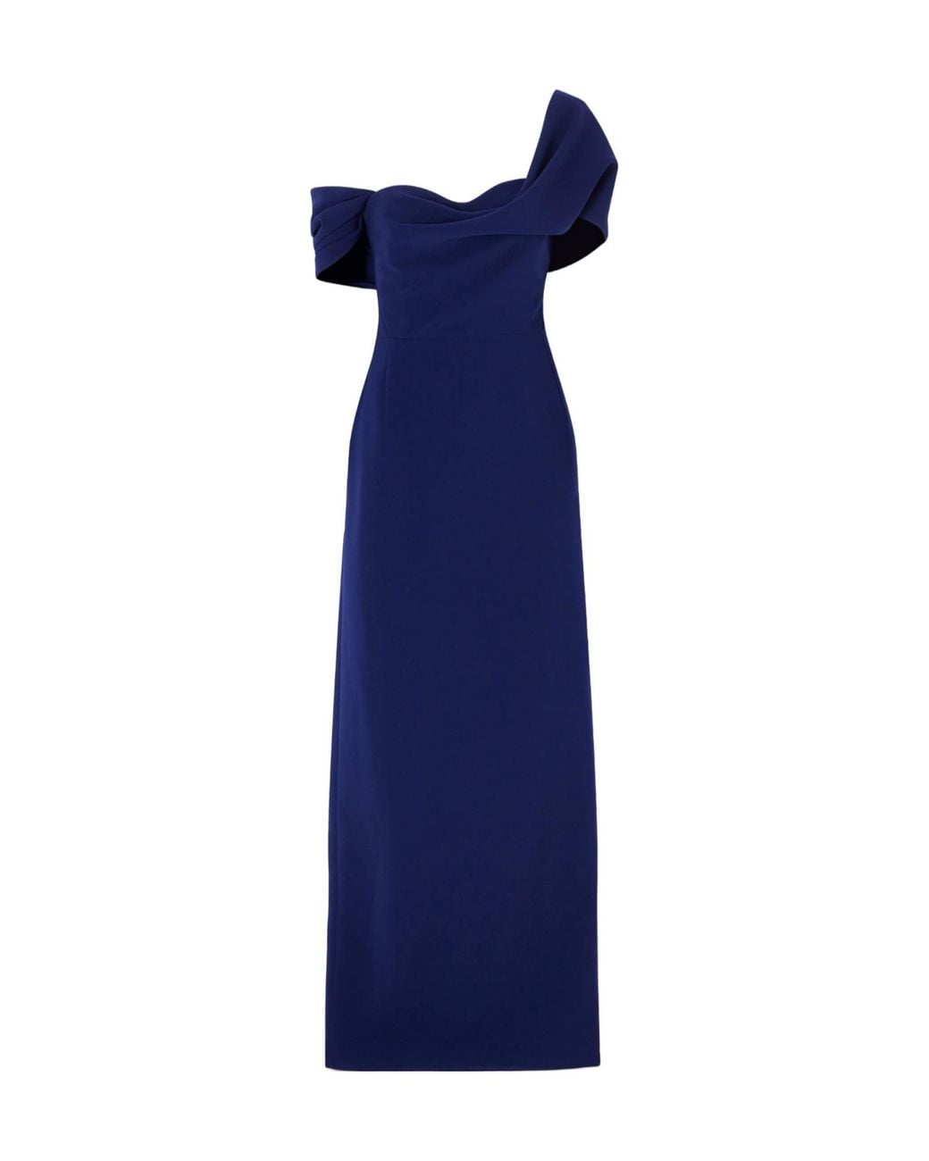 Carolina Herrera Blue An Elegant Long Dress