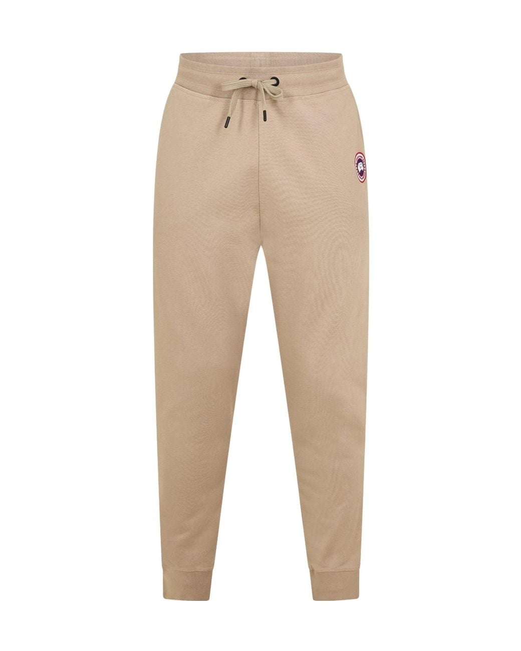 Canada Goose Natural Plain Cotton Jogging Bottoms for men