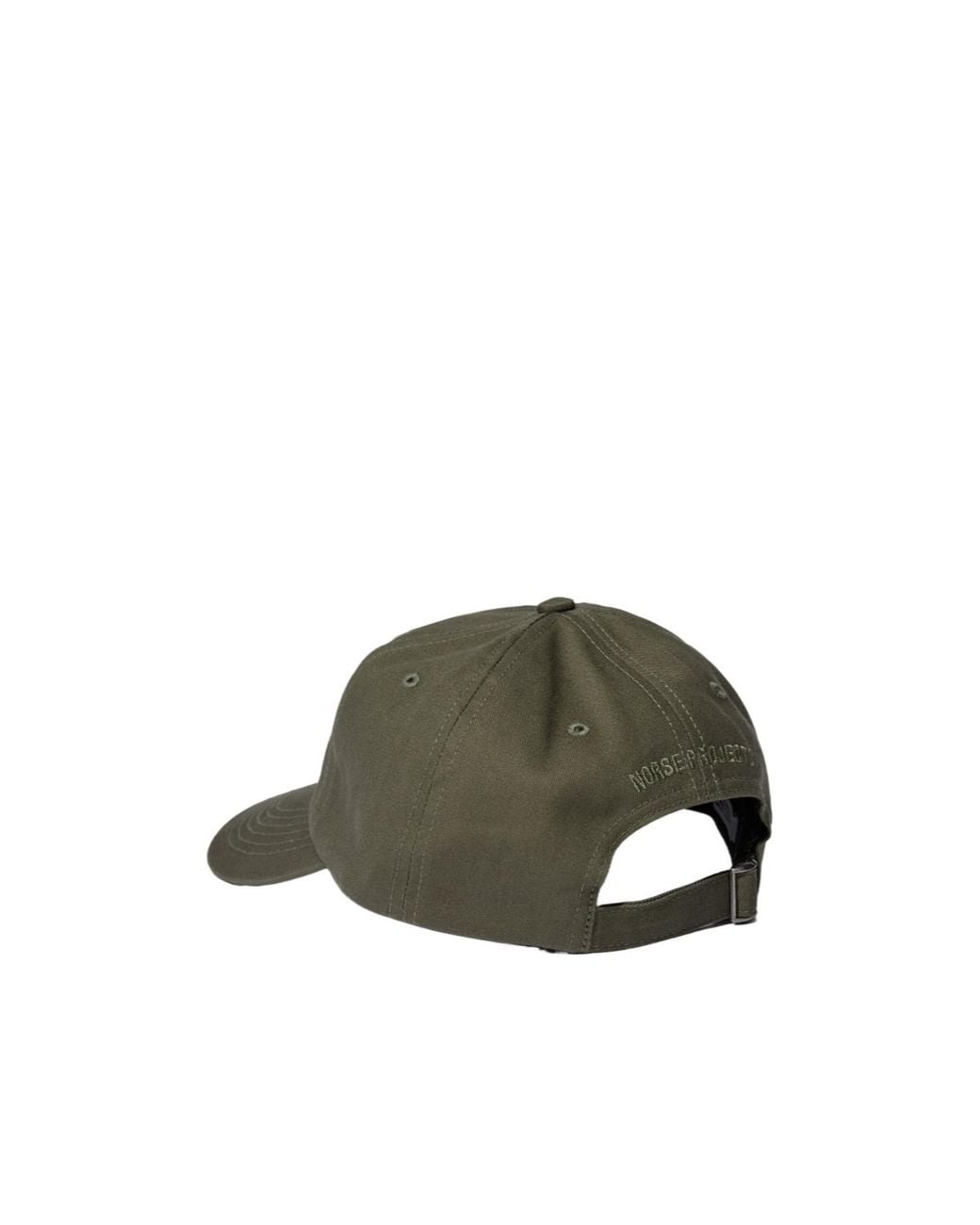 Norse Projects Green Embroidered Logo Baseball Cap for men