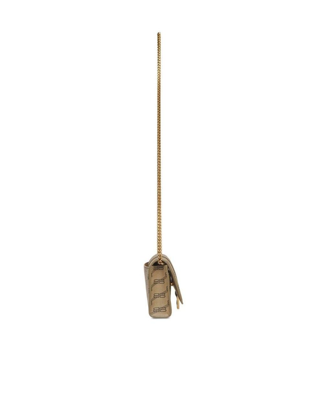 Balenciaga Natural Hourglass Bb Shoulder Bag