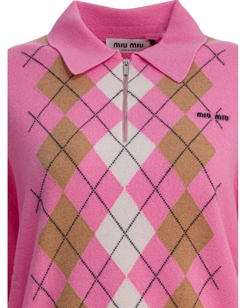 Miu Miu Pink Polo M/L