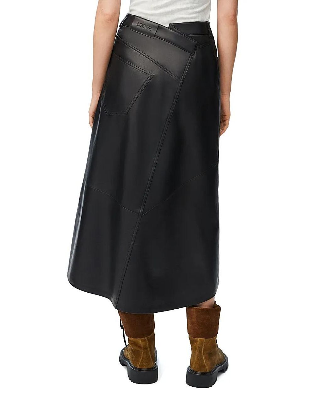 Loewe Black Asymmetric Skirt