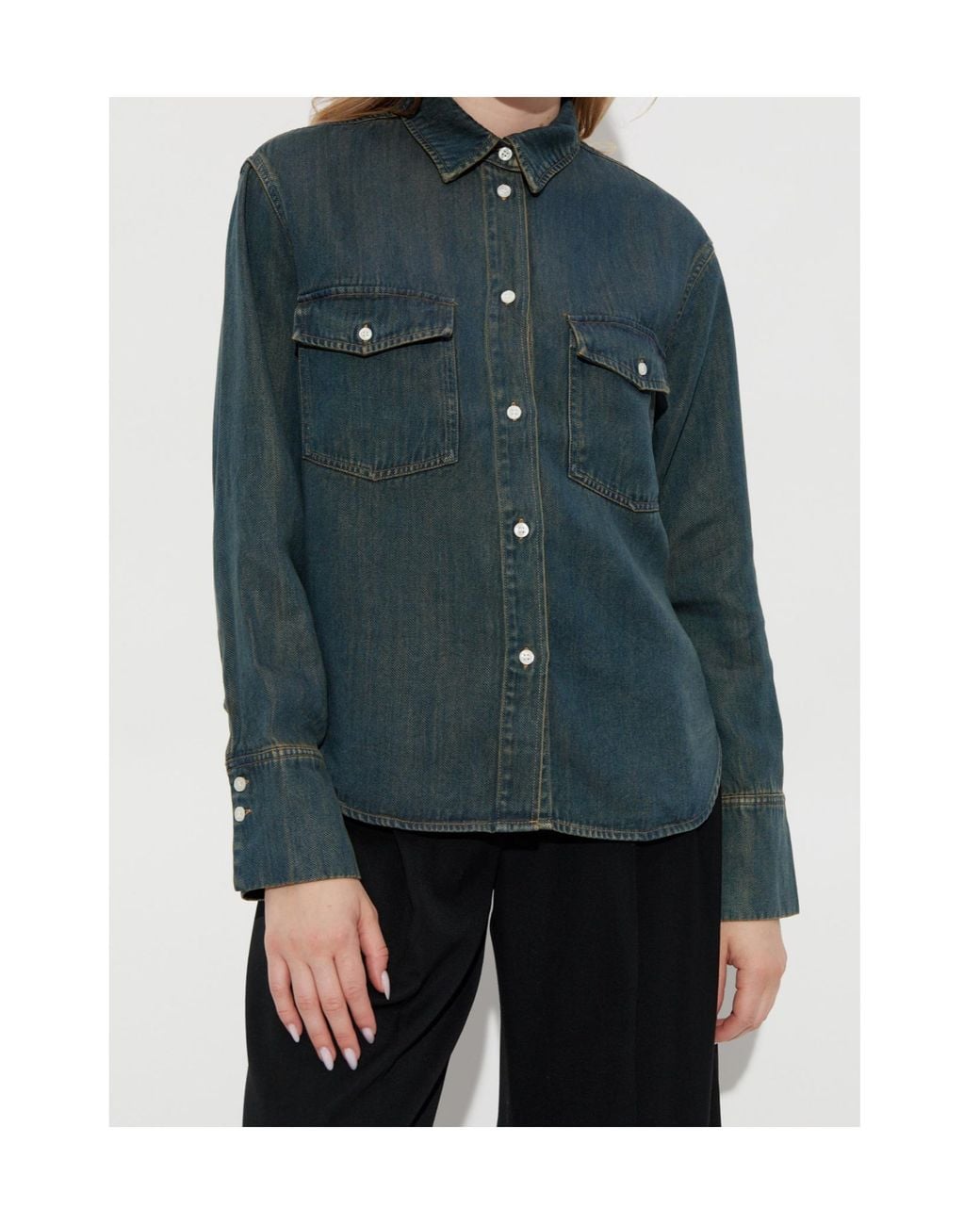 Samsøe & Samsøe Blue Samsøe Samsøe Sabex Denim Shirt