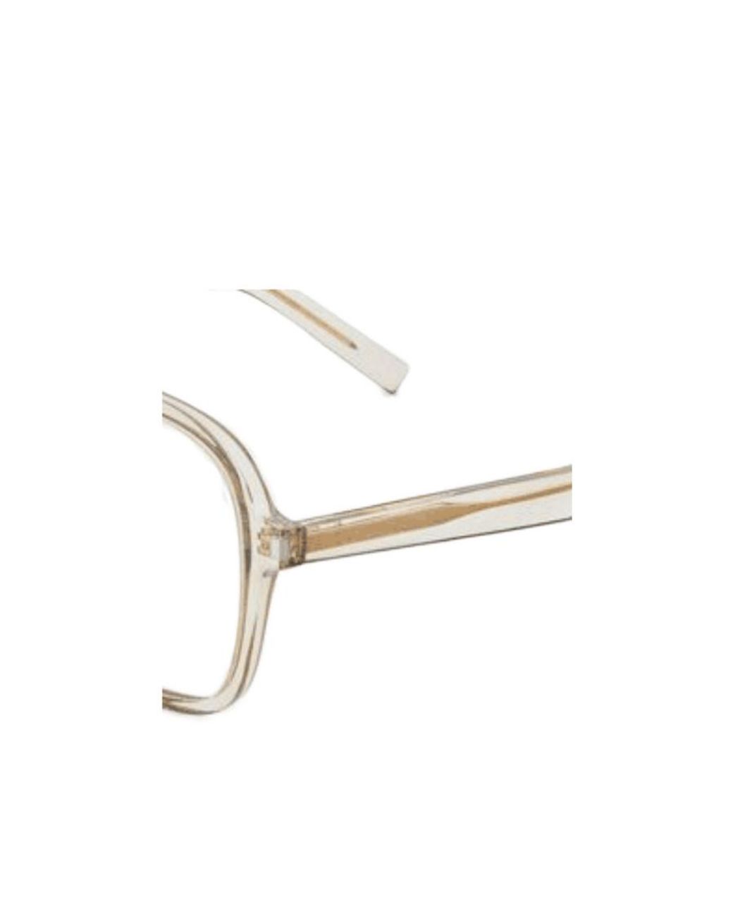 Saint Laurent White Eyewear Aviator Sunglasses