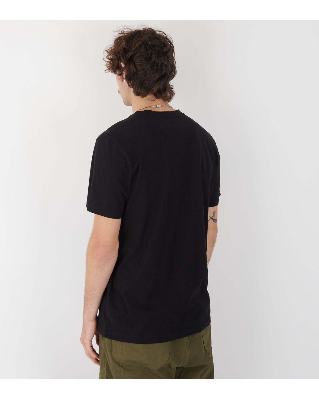 Moncler Black Classic T-Shirt for men