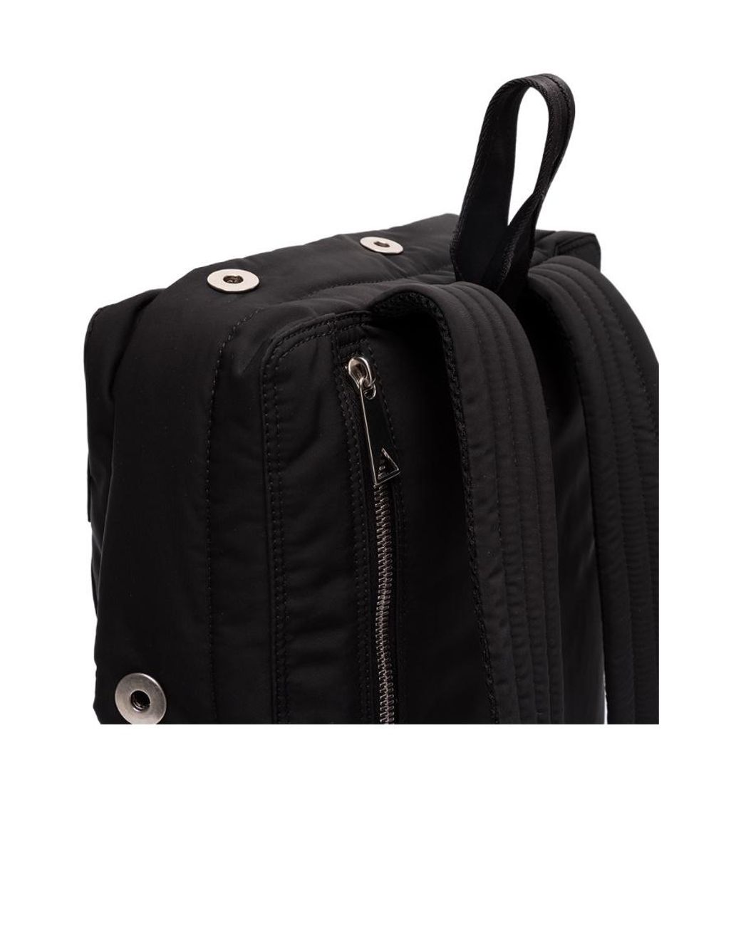Bottega Veneta Black Zip Backpack for men