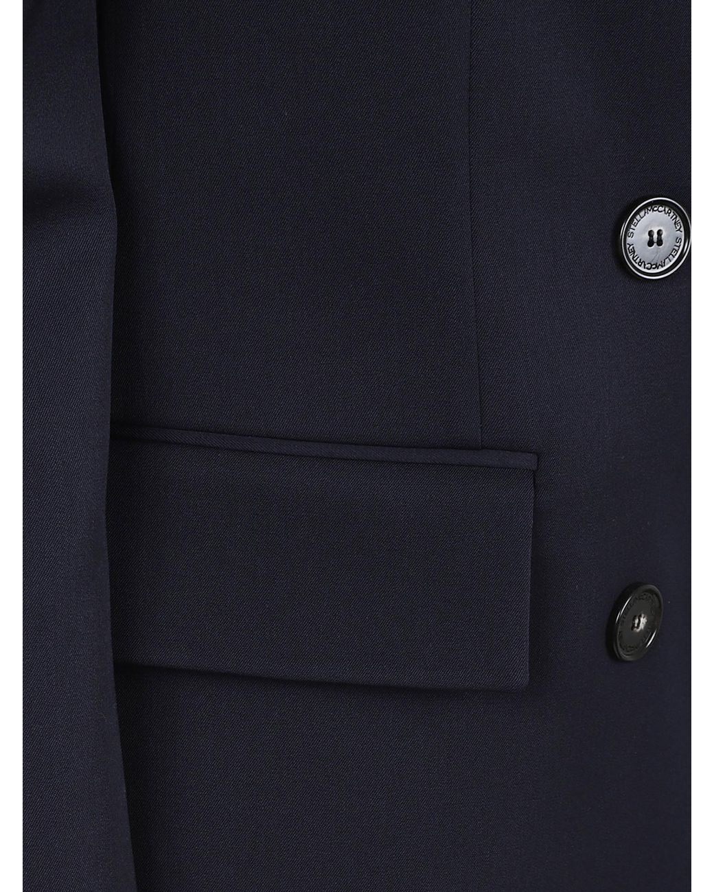 Stella McCartney Blue Wool Double-Breasted Blazer