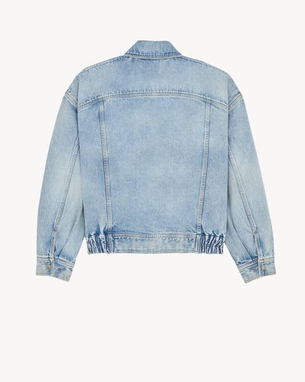 Saint Laurent Blue Relaxed Denim Jacket
