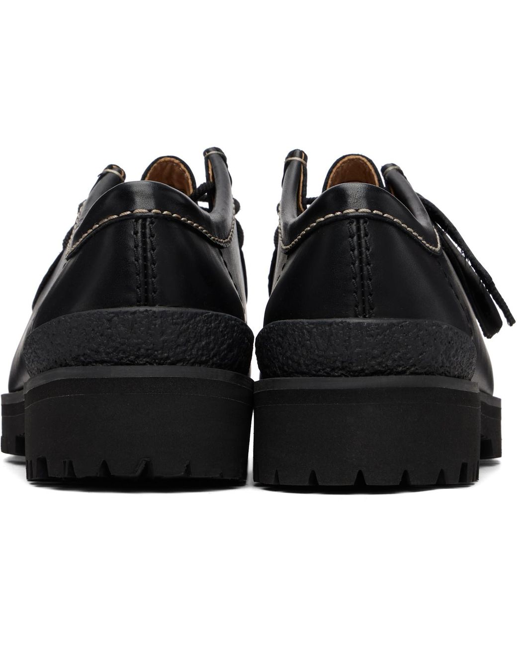 Clarks Black Walla Yukoner Derby Shoes for men
