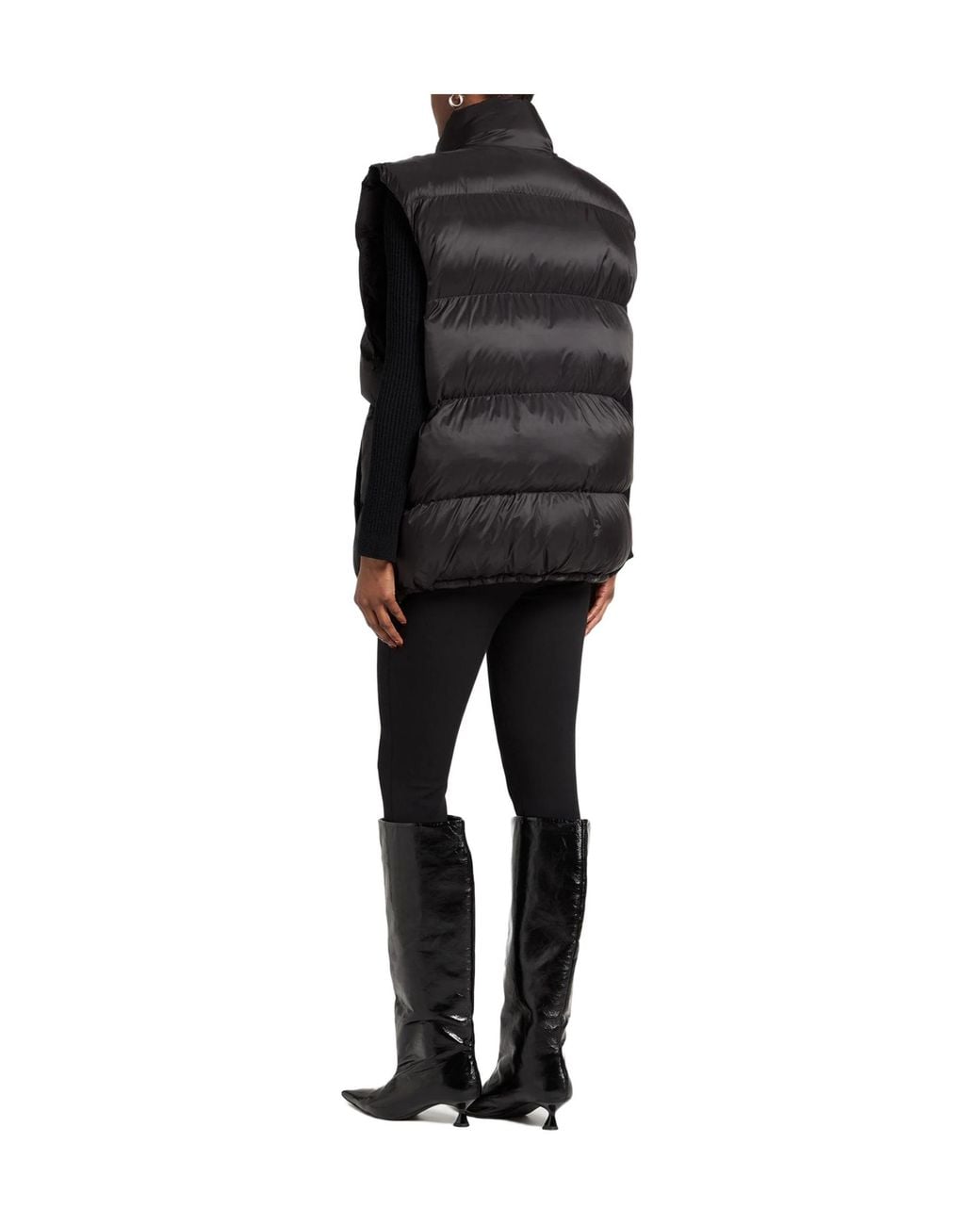 Balenciaga Black Zip Fastening Gilets