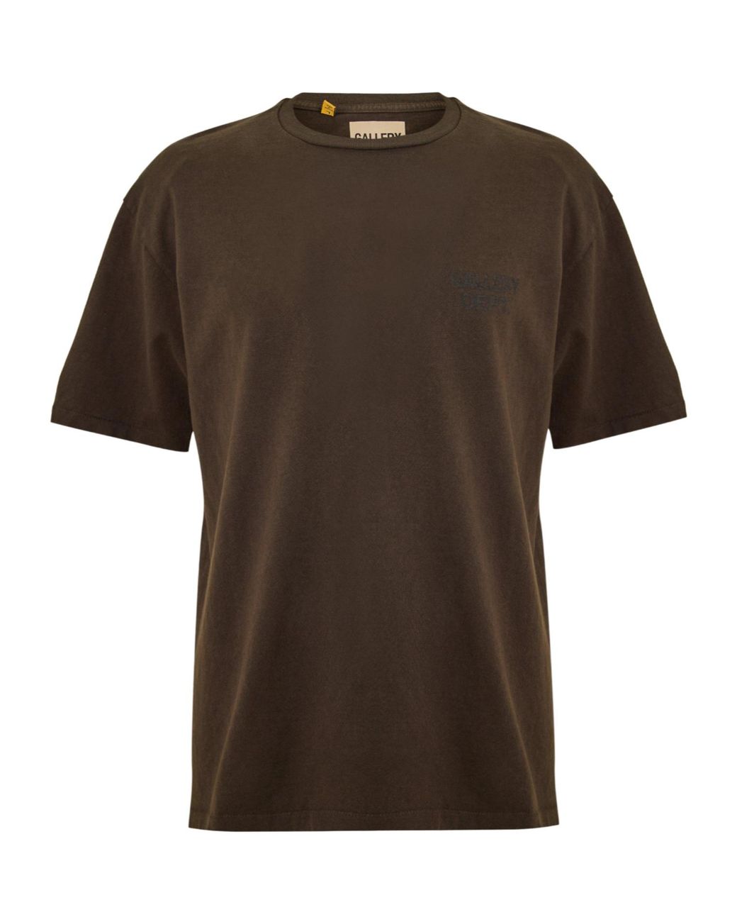 GALLERY DEPT. Brown Logo Short-Sleeved T-Shirt for men