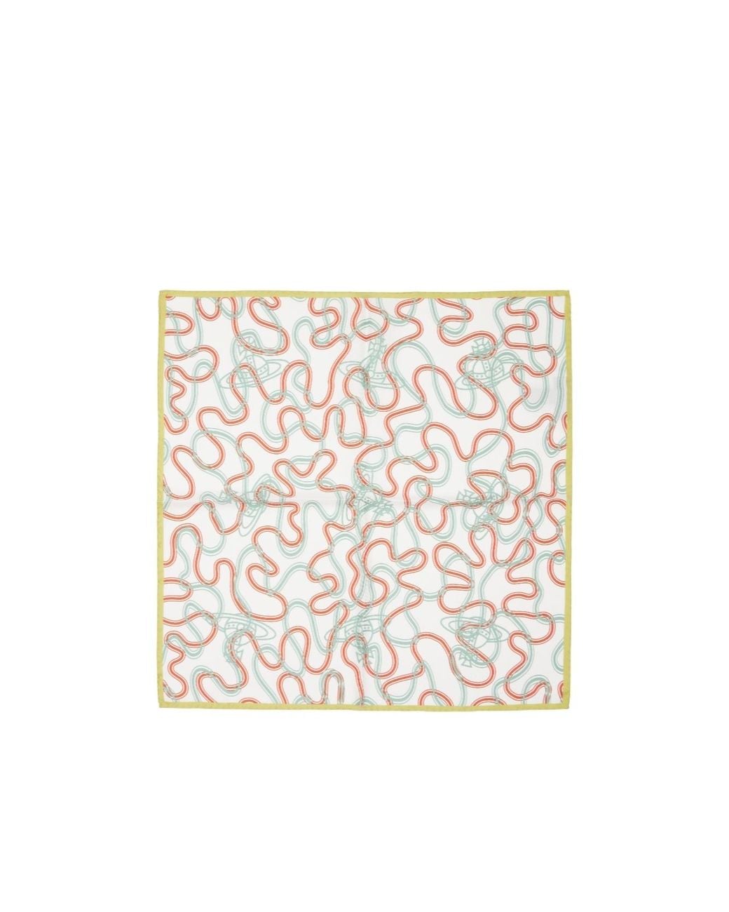 Vivienne Westwood White Patterned Scarf for men