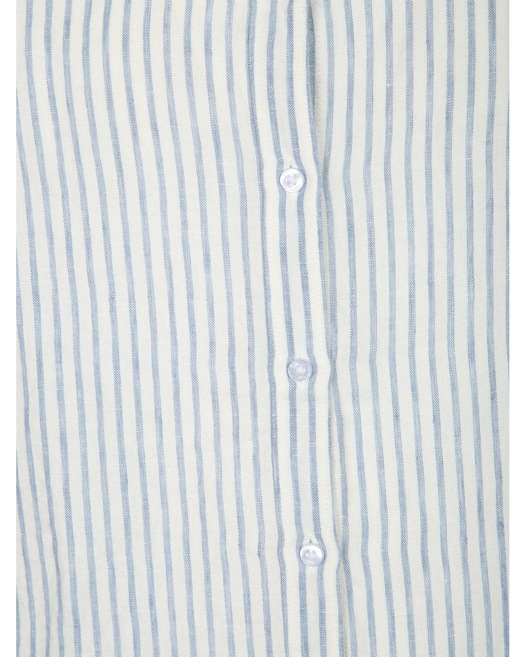 Barbour White Marine Relaxed Long-Sleeved Shirt