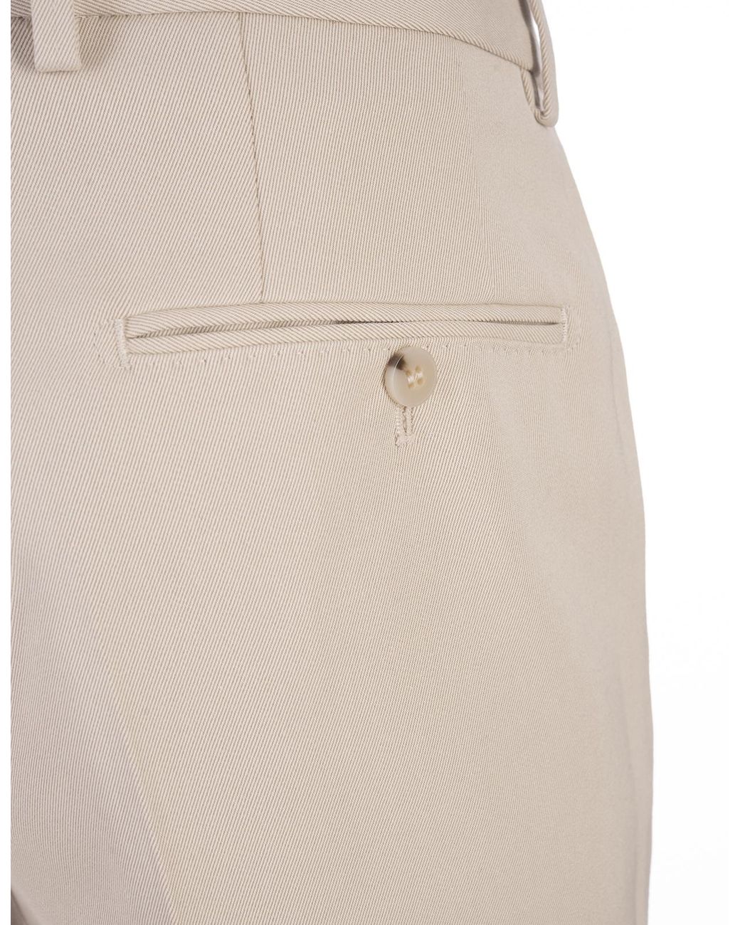Boss Natural Mid-Rise Straight-Leg Trousers for men