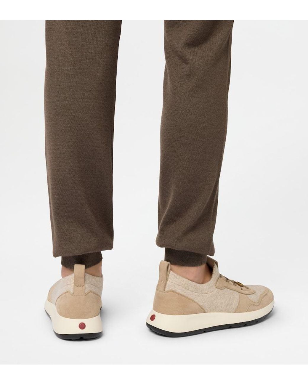 Tod's Natural Dot Socks Sneakers