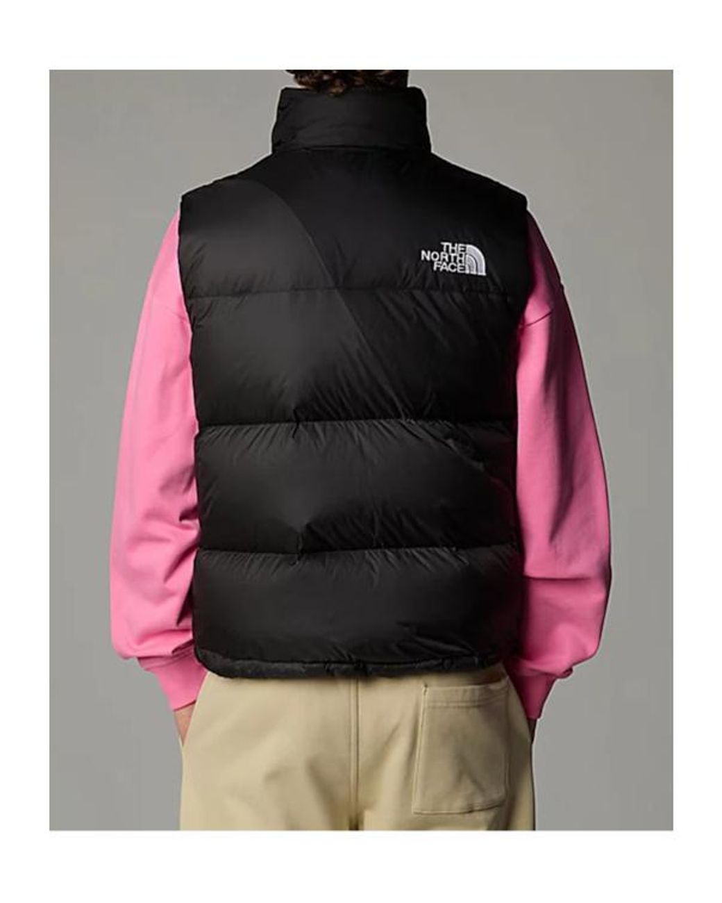 The North Face Black Logo-Embroidered Zipped Padded Gilet for men