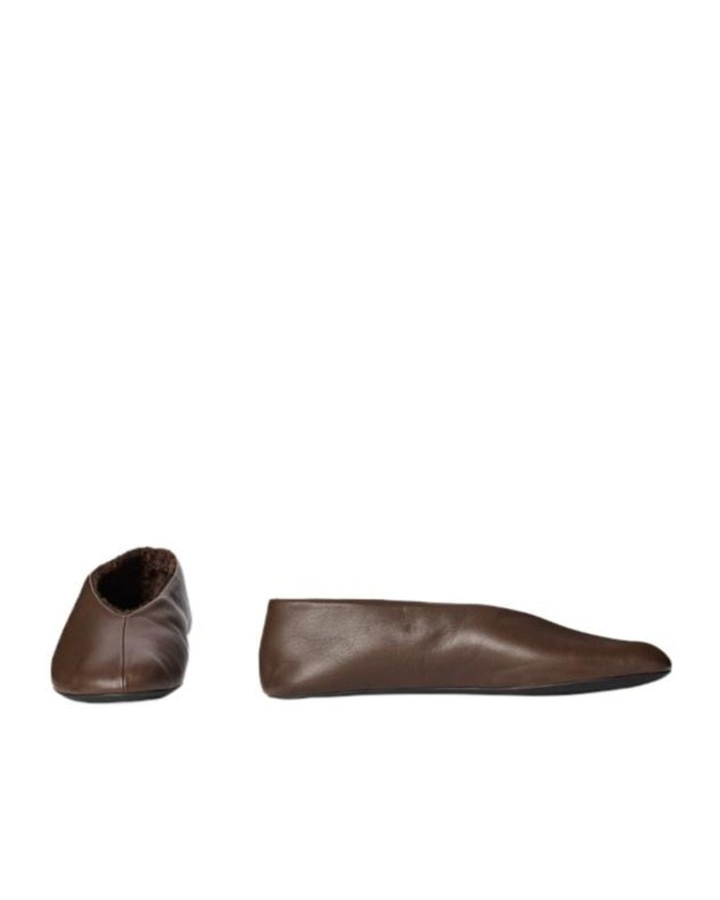 The Row Brown Stella Flats