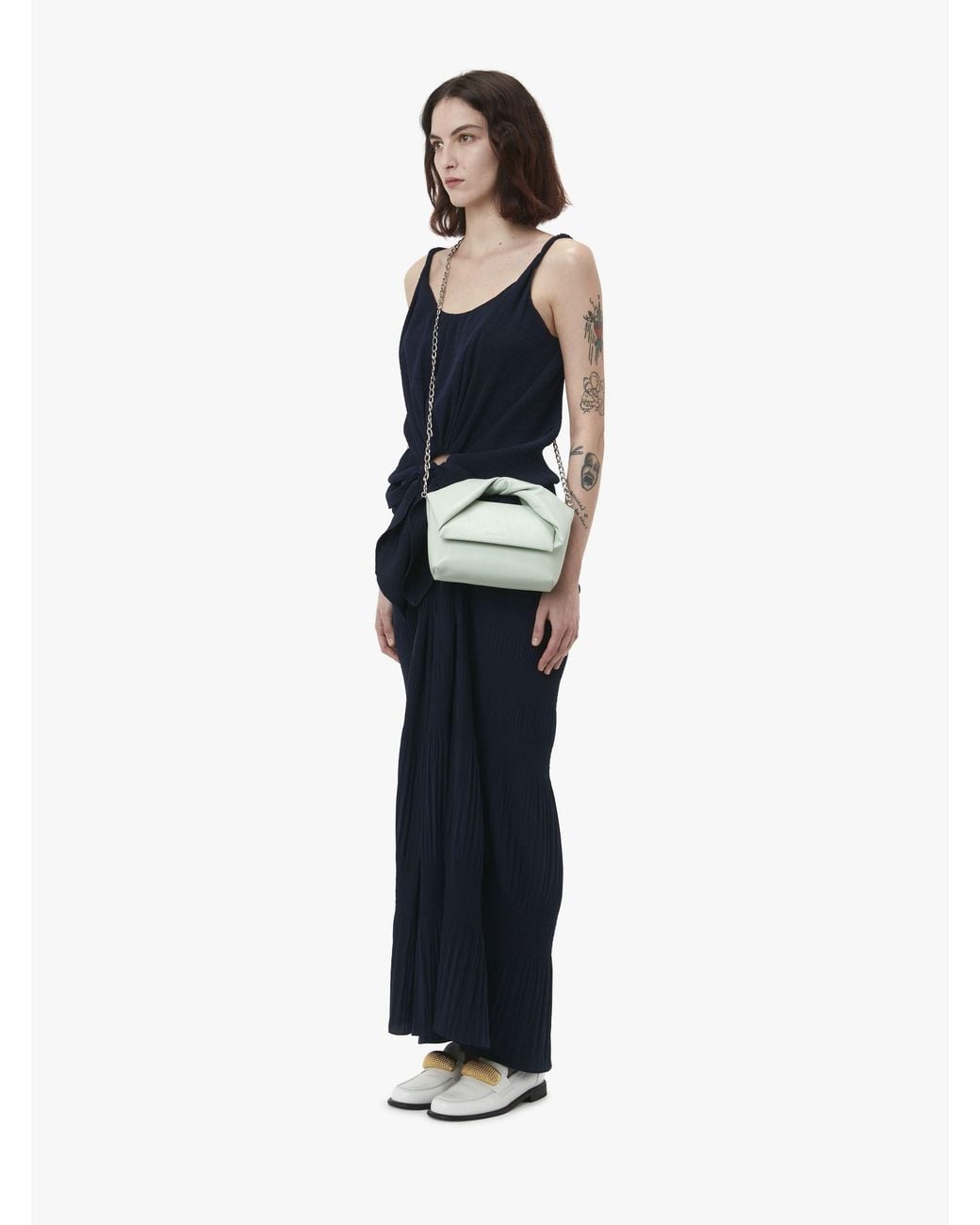 J.W. Anderson Blue Jw Anderson Knotted Strap Top
