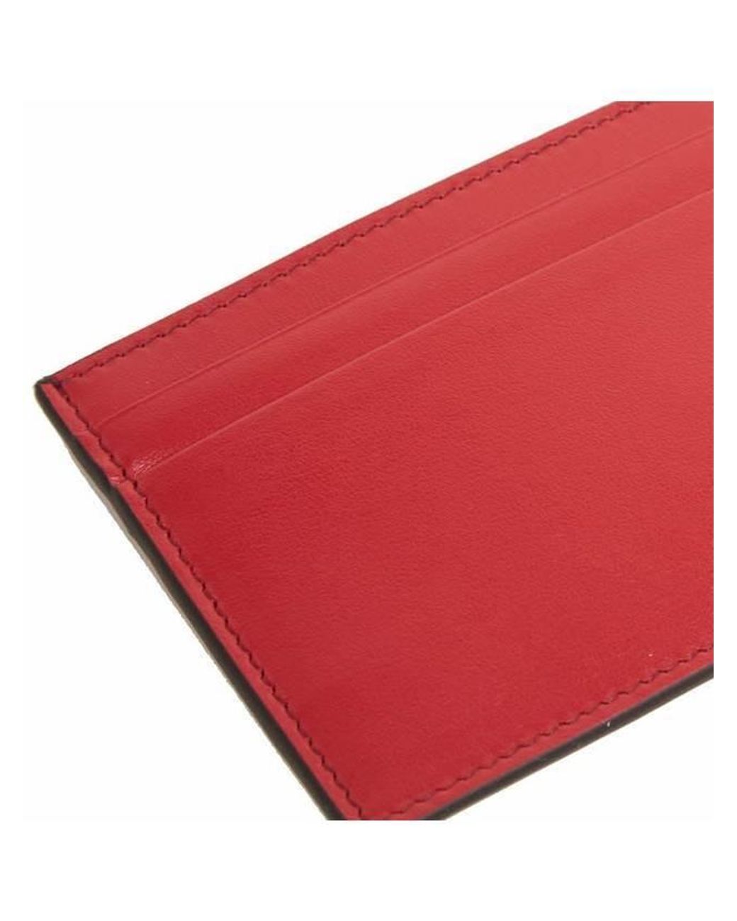 Etro Red Rectangular Card Bag