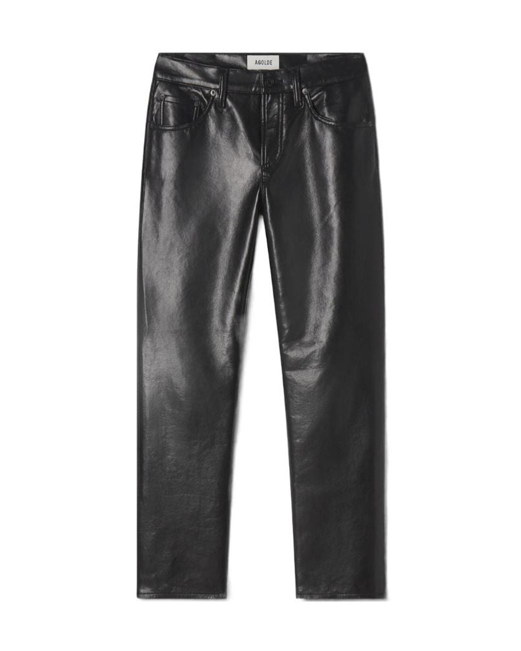 Agolde Gray Cocktail Ankle Slim Jeans