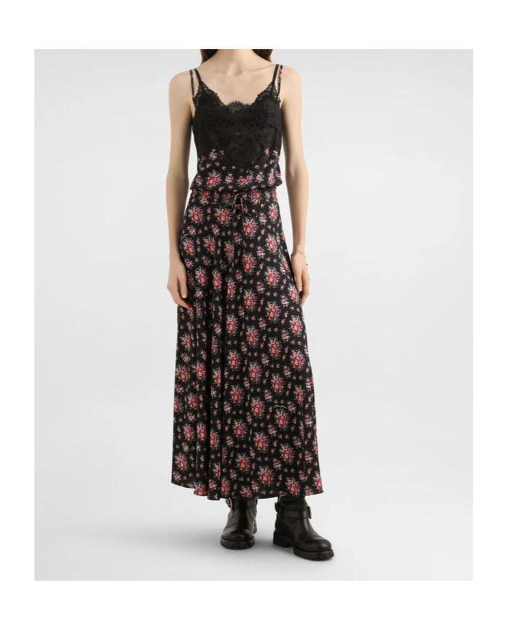 Dolce & Gabbana Black Lace Floral Tank Top