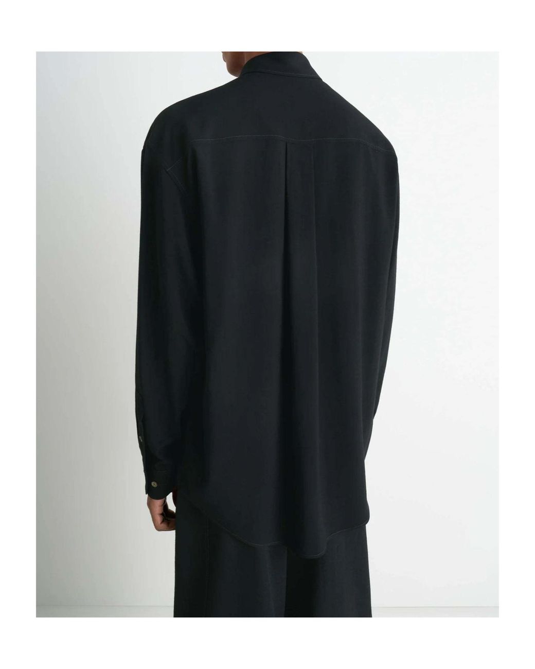 Lemaire Black Relaxed Shirt for men