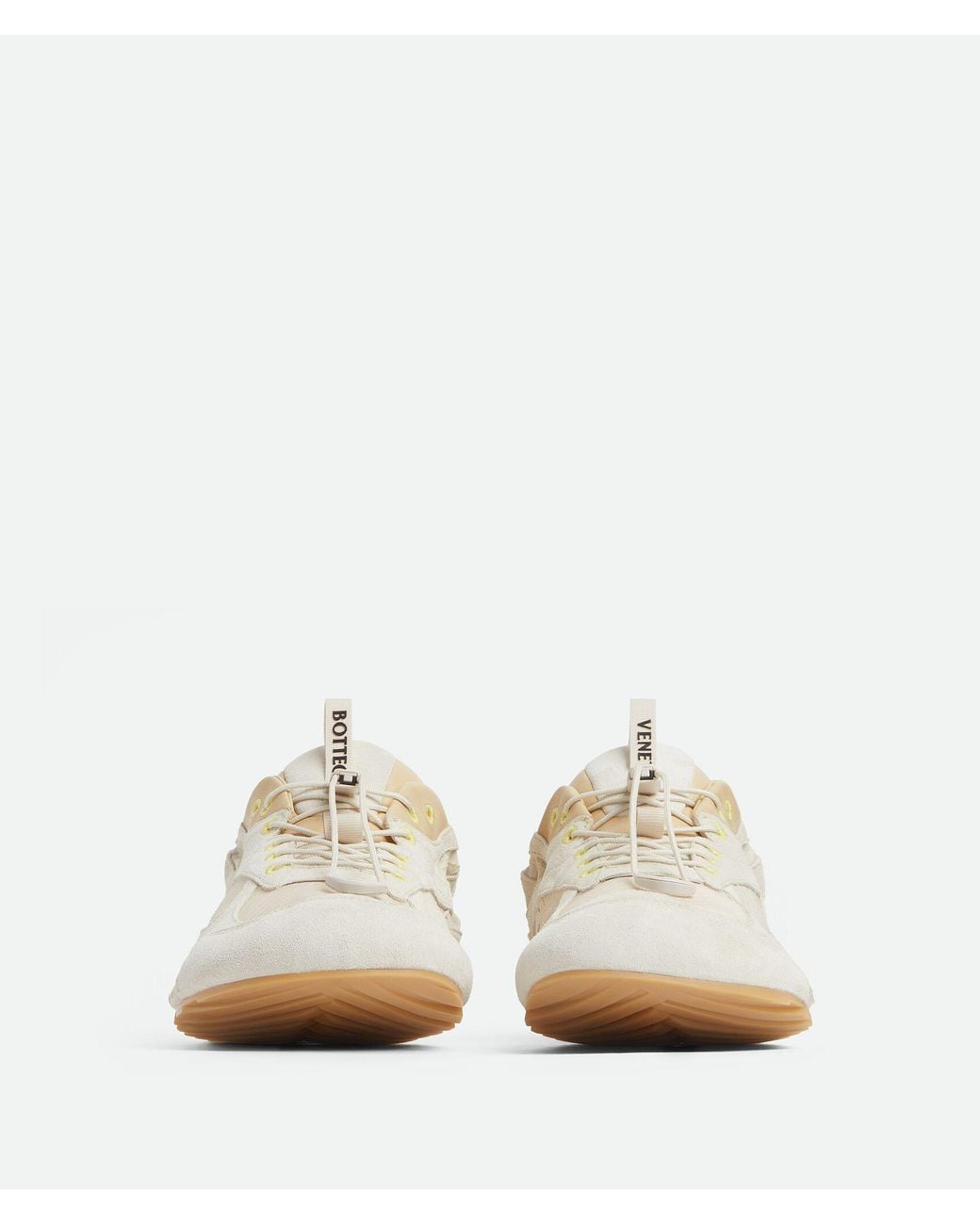 Bottega Veneta White Orbit Flash Sneakers for men