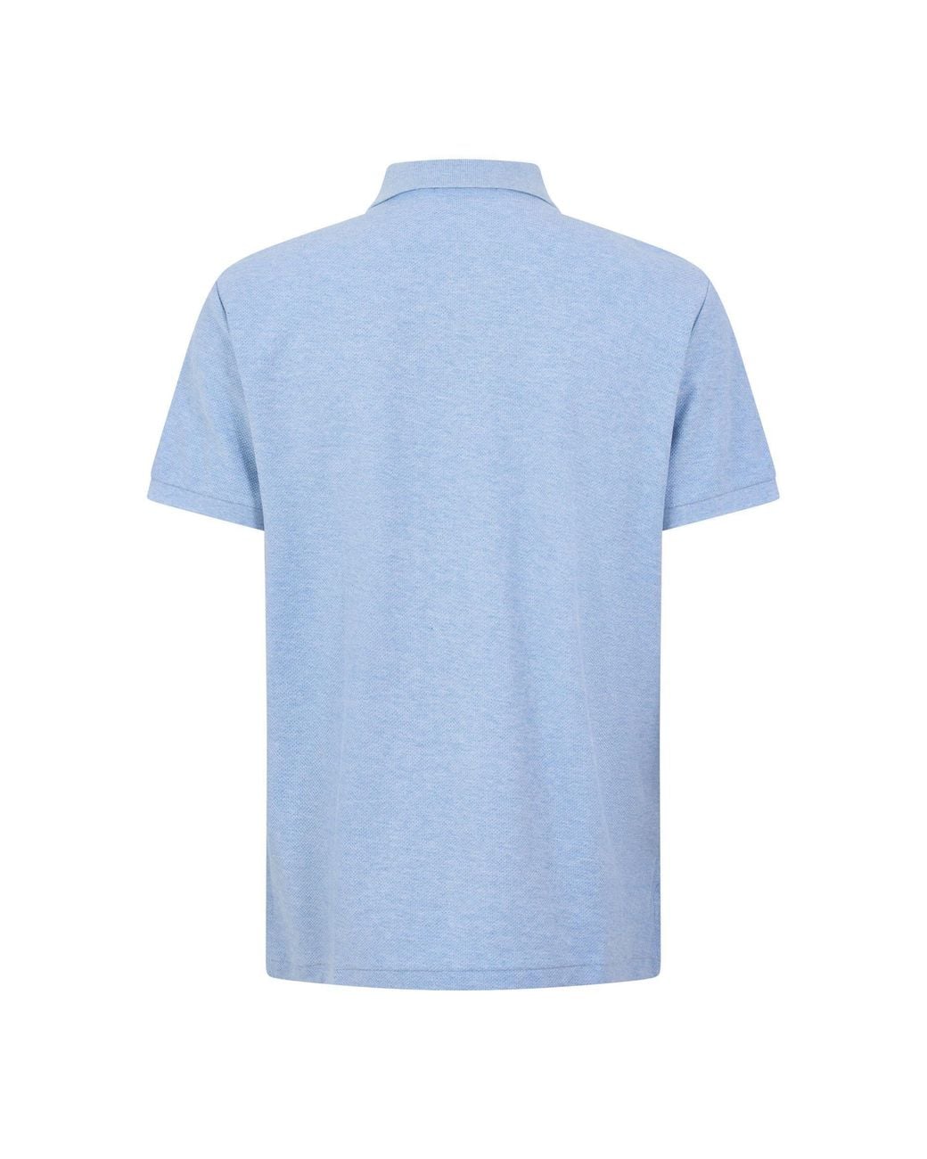 Polo Ralph Lauren Blue Short-Sleeved Polo Shirt for men