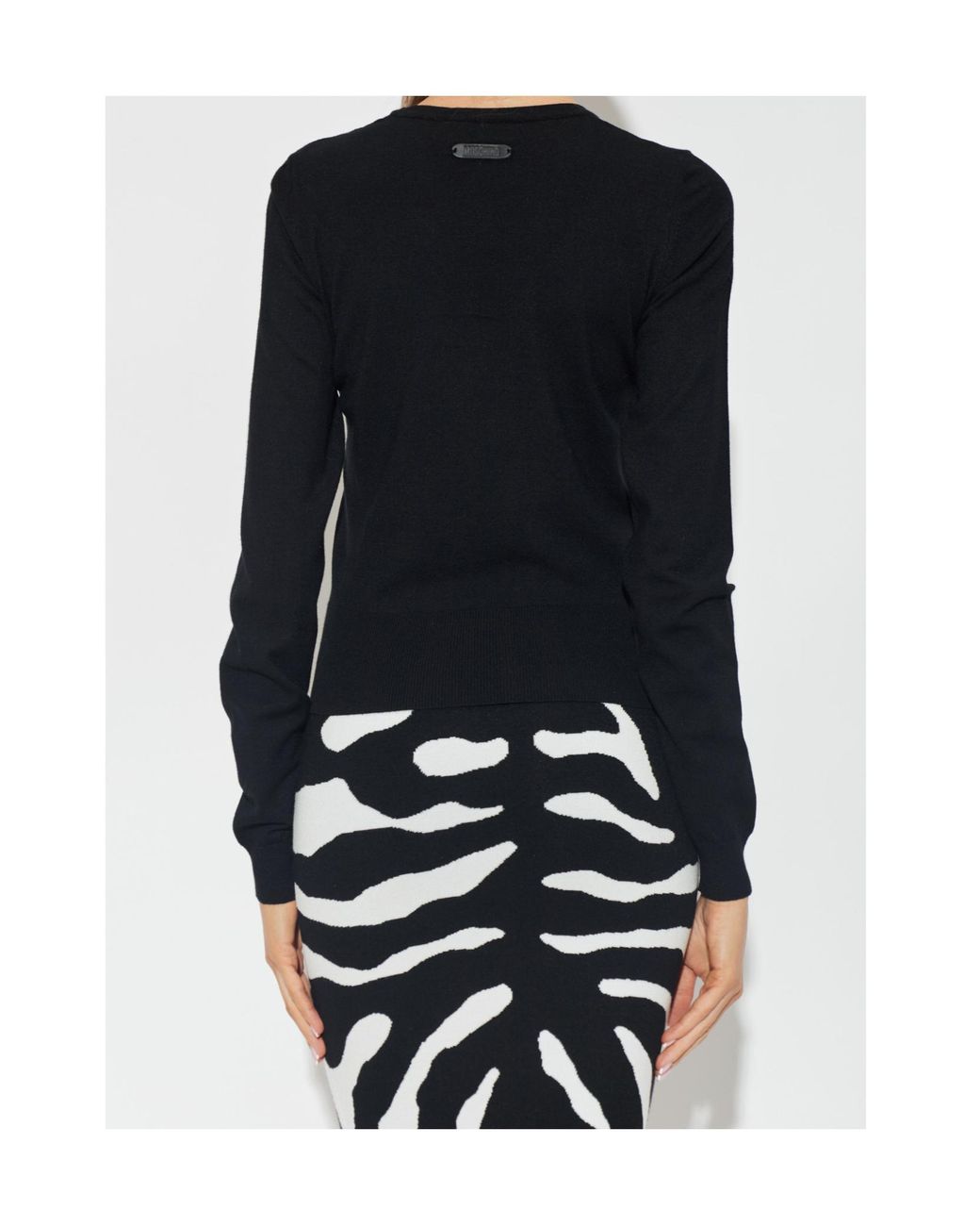 Moschino Black Long-Sleeve Sweatshirt