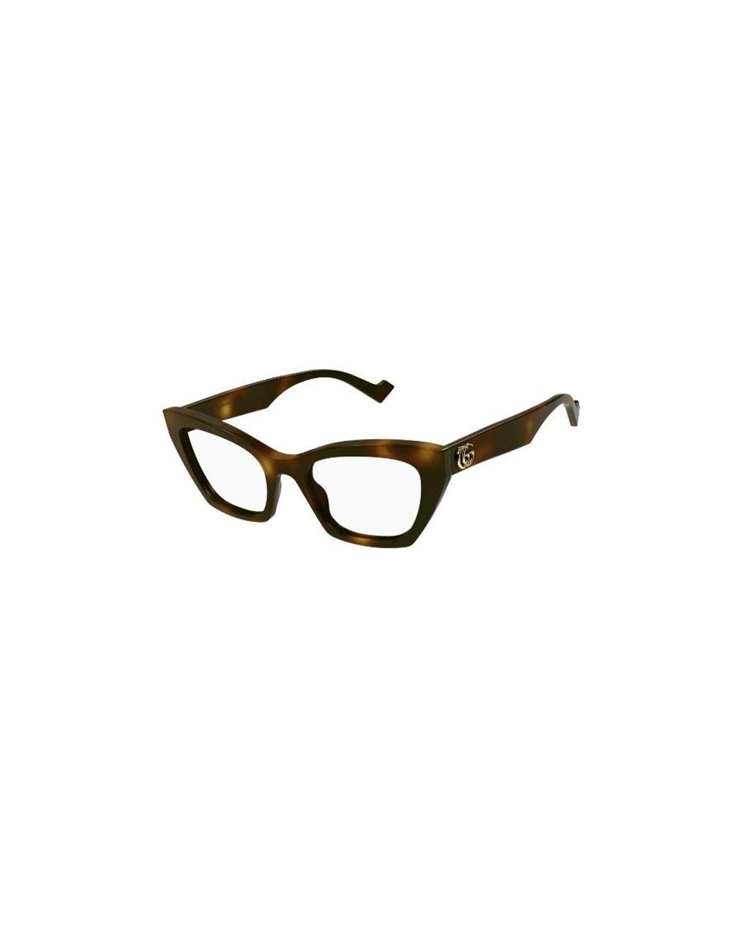 Gucci White Eyewear Cat-Eye Frame Glasses