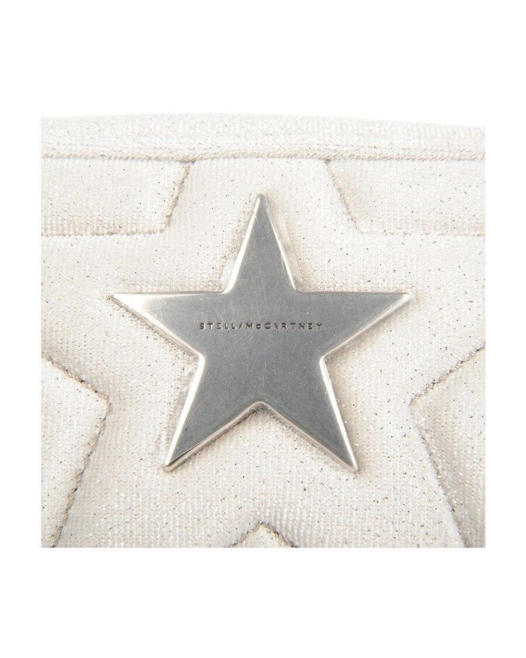 Stella McCartney Natural Small Star Shoulder Bag
