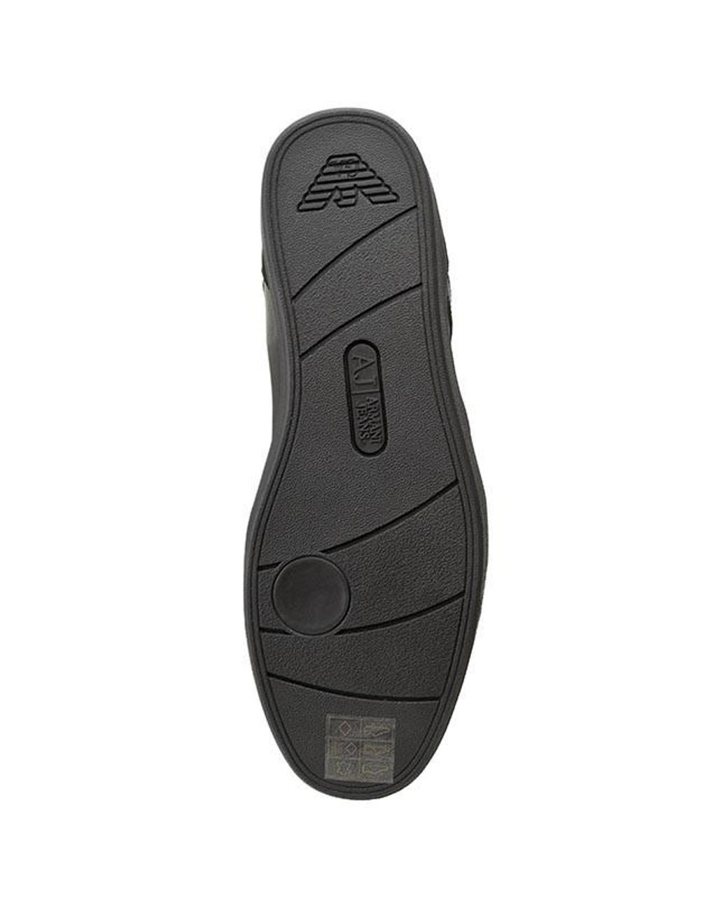 Armani Jeans Black Logo Details Casual Sneakers for men