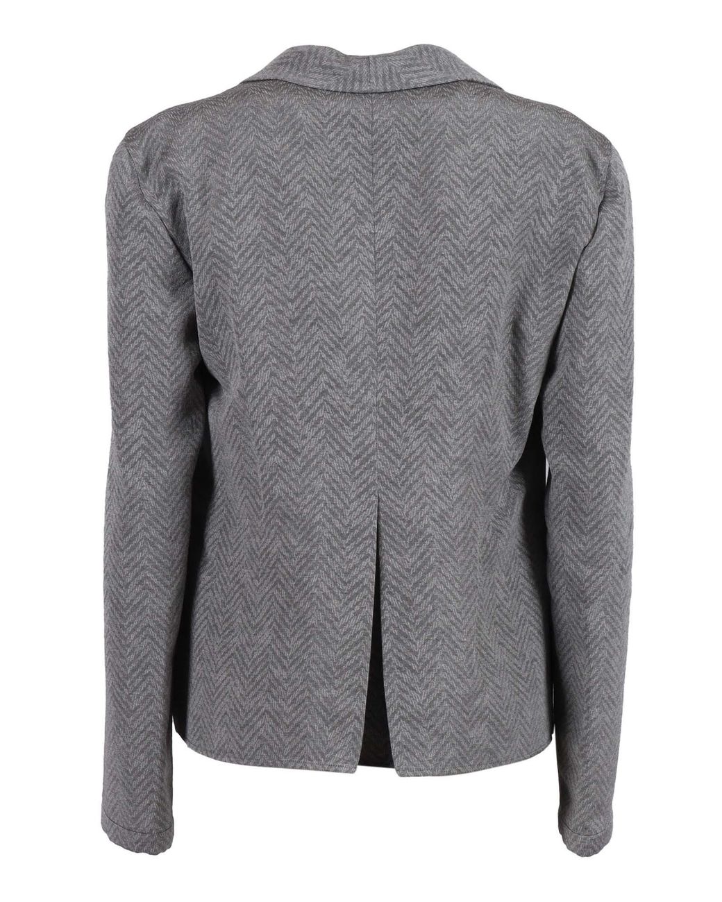 Emporio Armani Gray Double Breasted Blazer
