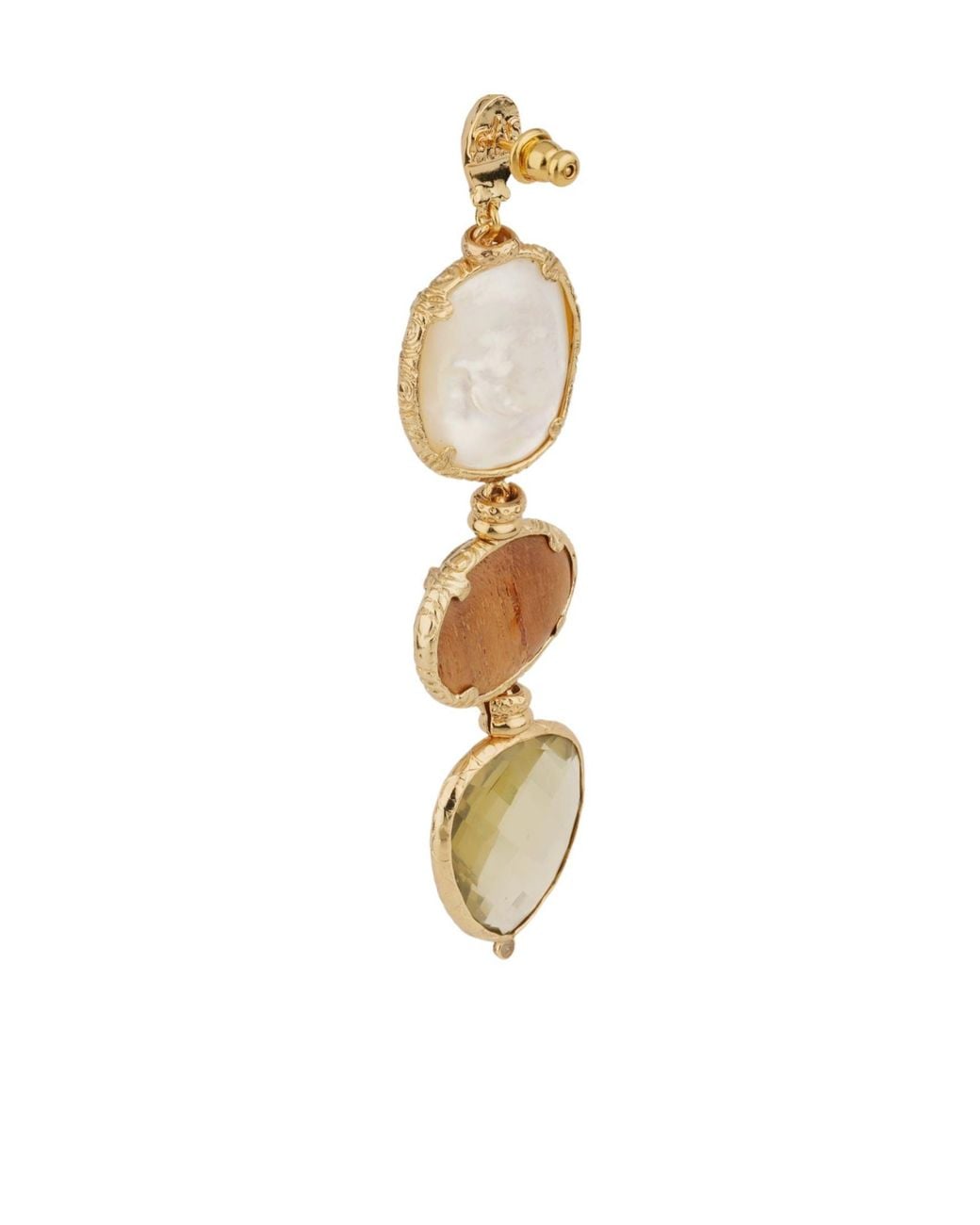 Gas Bijoux Metallic Pendant Earrings
