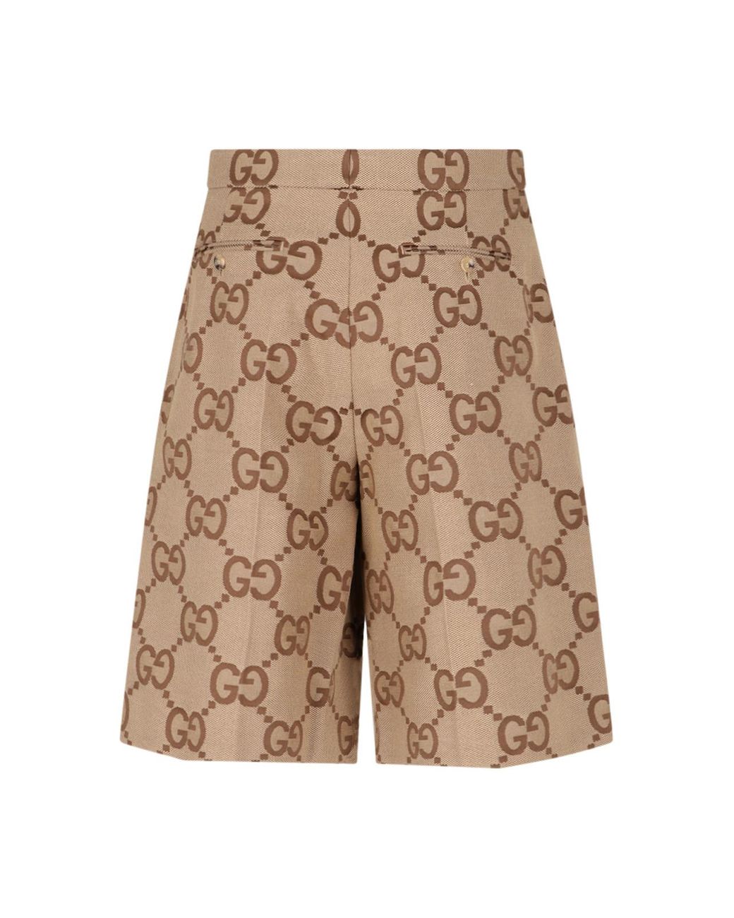 Gucci Natural Jumbo Gg Shorts for men