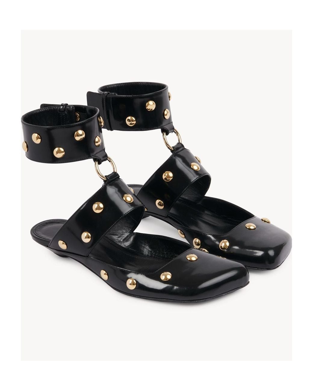 Chloé Black Chloé Jade Embellished Ballerinas
