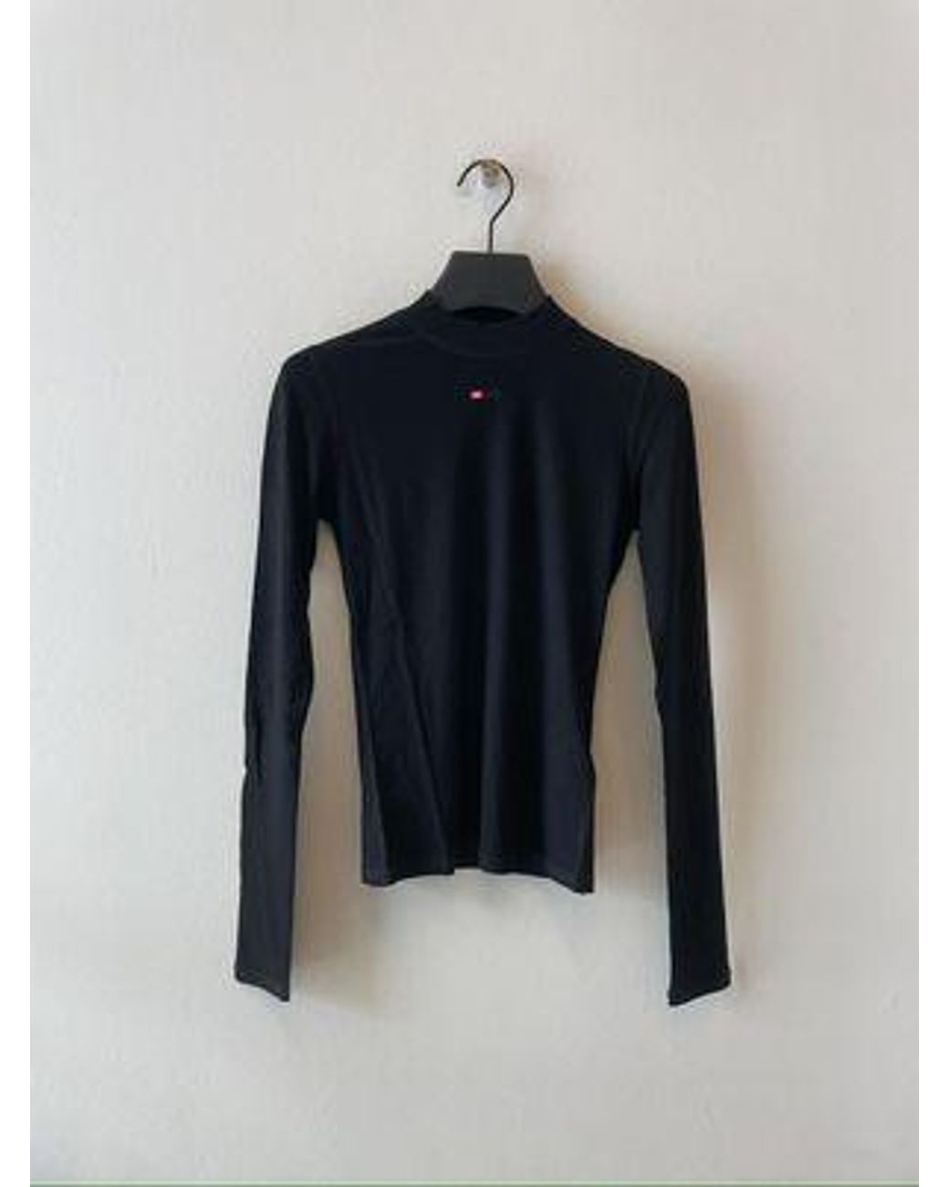 DIESEL Blue T-Mokky-Ls-Microdiv Top