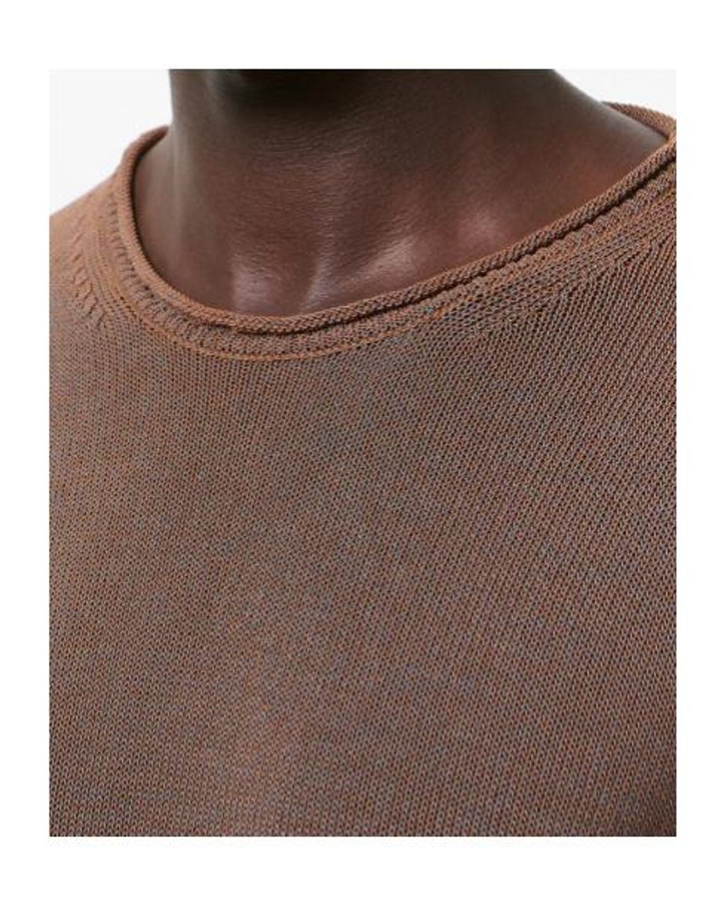 Our Legacy Brown Rigid Popover Jumper for men