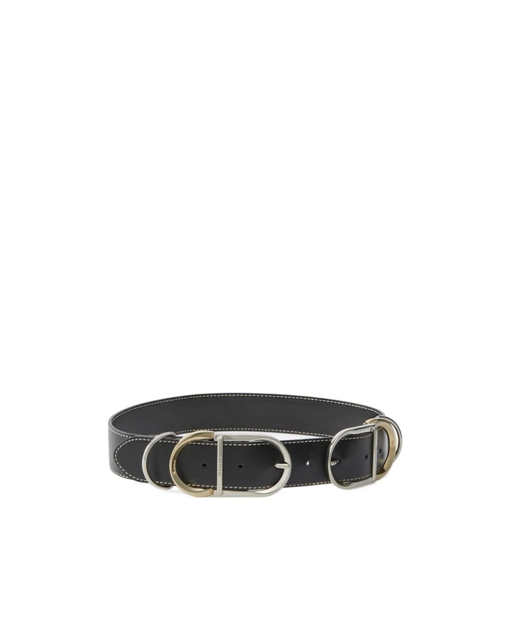 Pinko White Buckle Belt