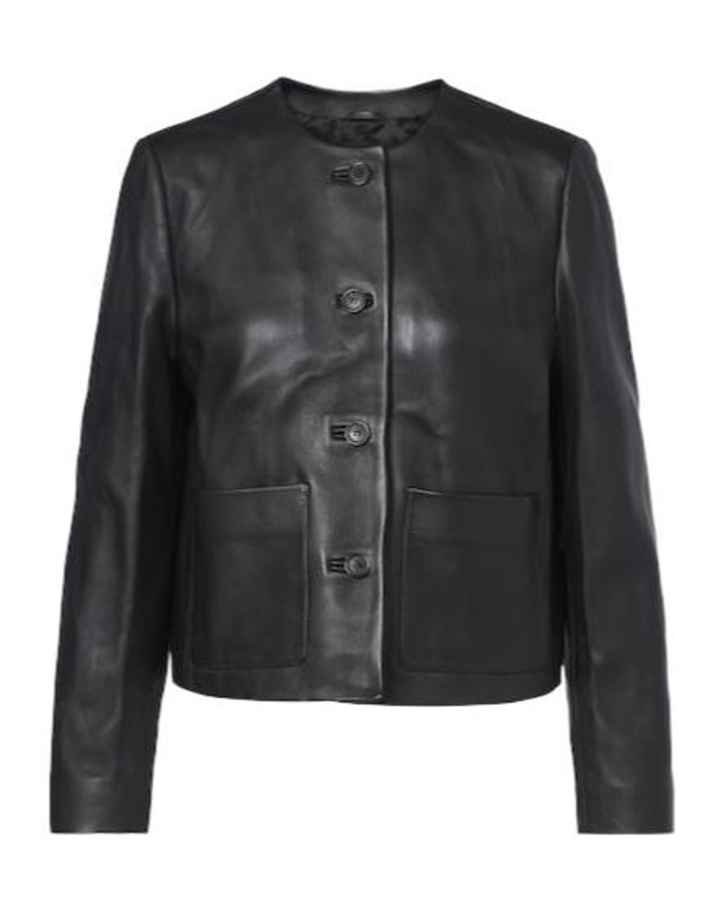Nili Lotan Black Ophelie Leather Jacket