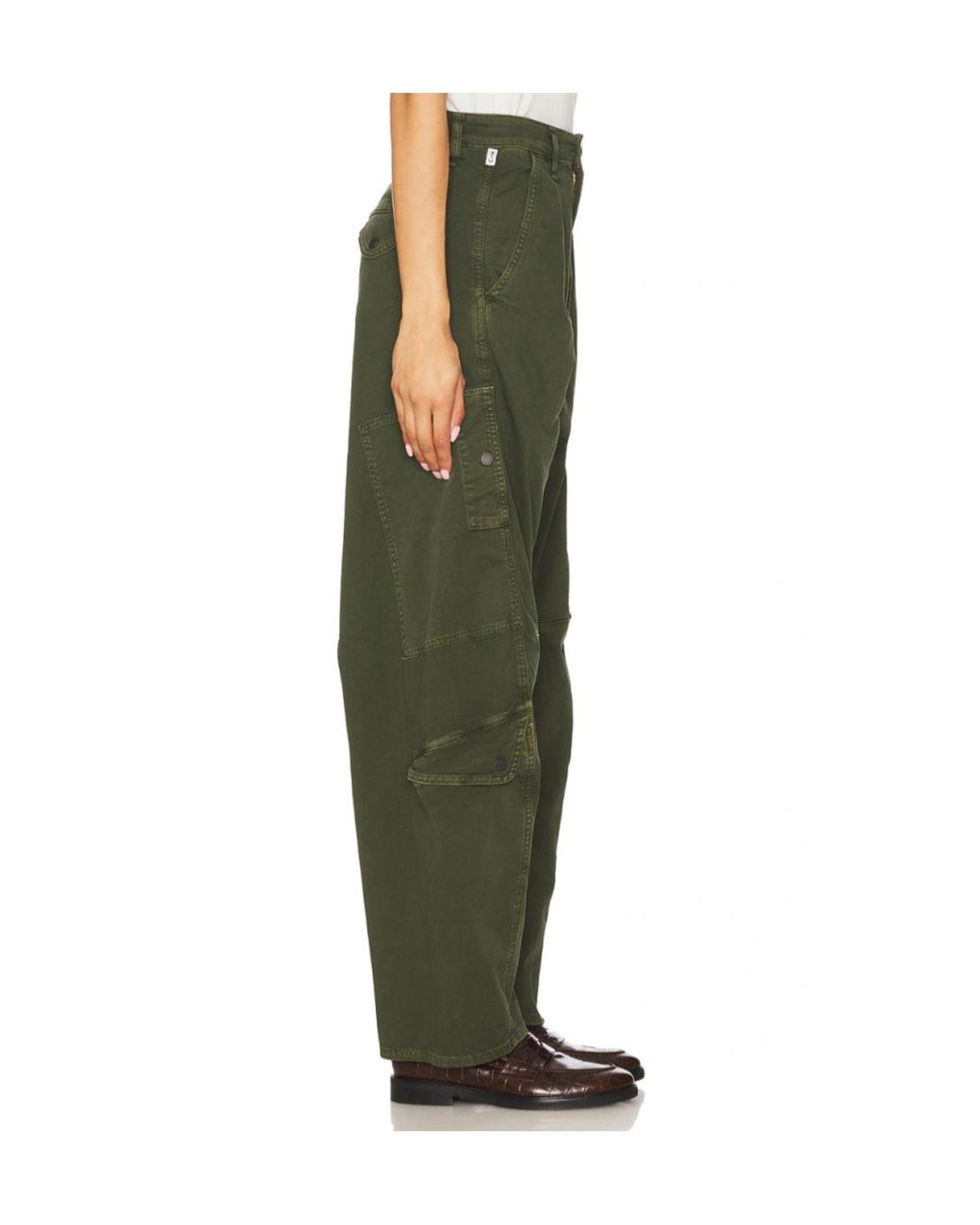 Citizens of Humanity Green Casual Pants With Belt Loops