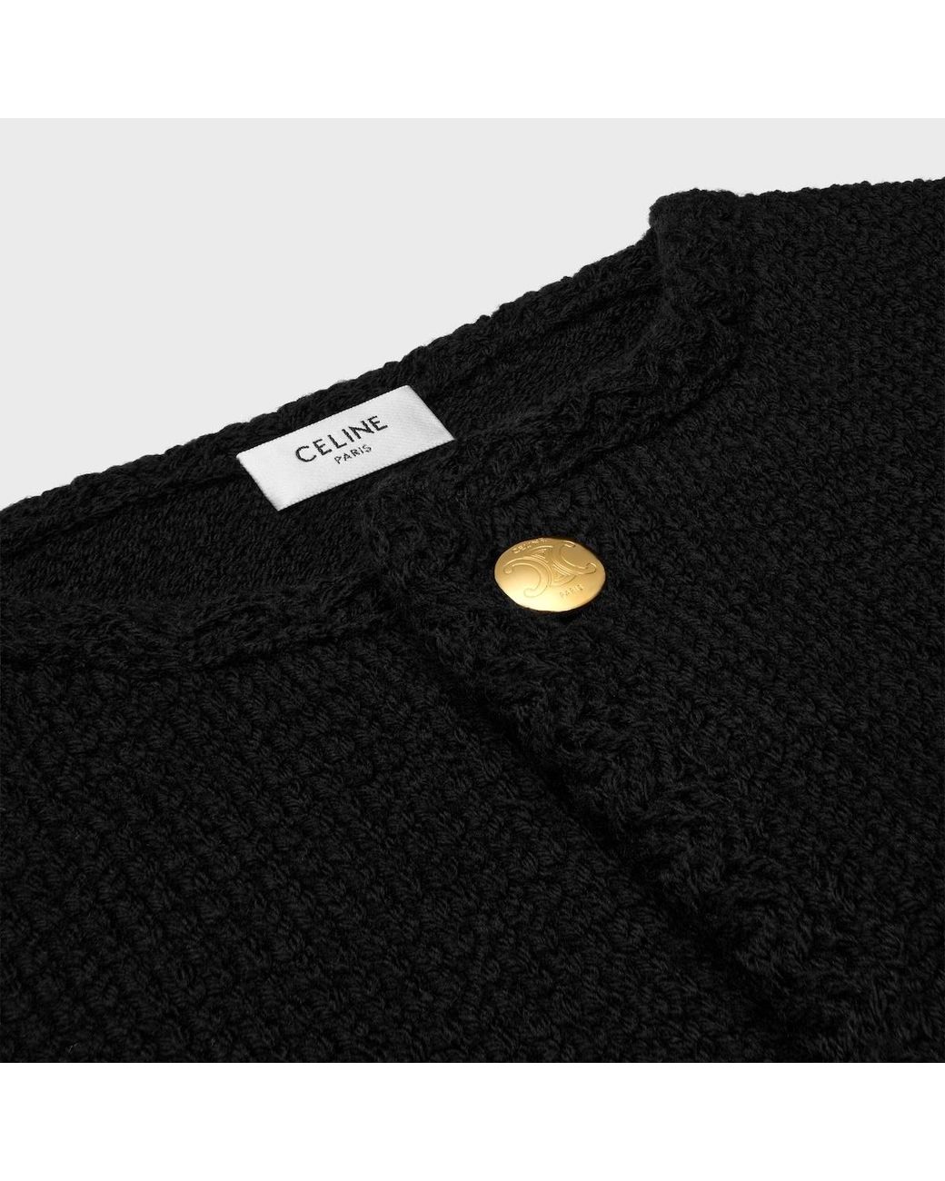 Céline Black Cardigan