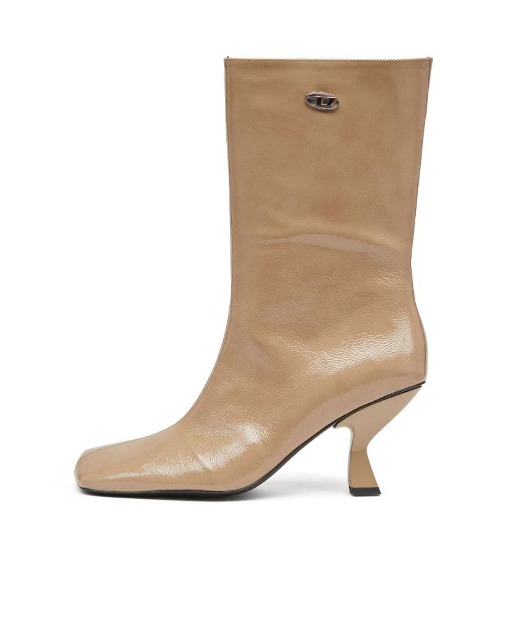 DIESEL Natural D-Amber Tube Ankle Boots