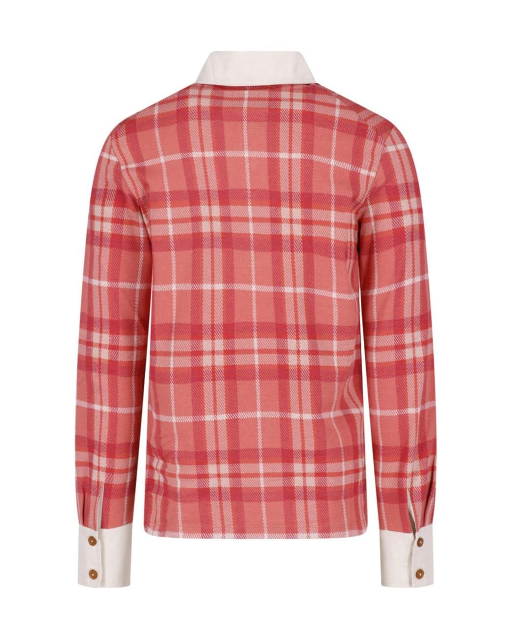 Vivienne Westwood Red Checked Polo Knitted Top for men