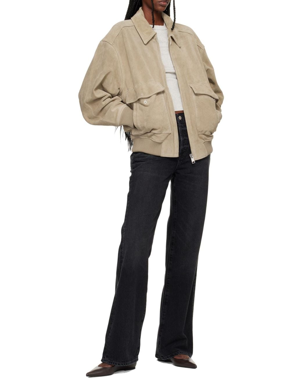Citizens of Humanity Blue Straight-Leg Jeans