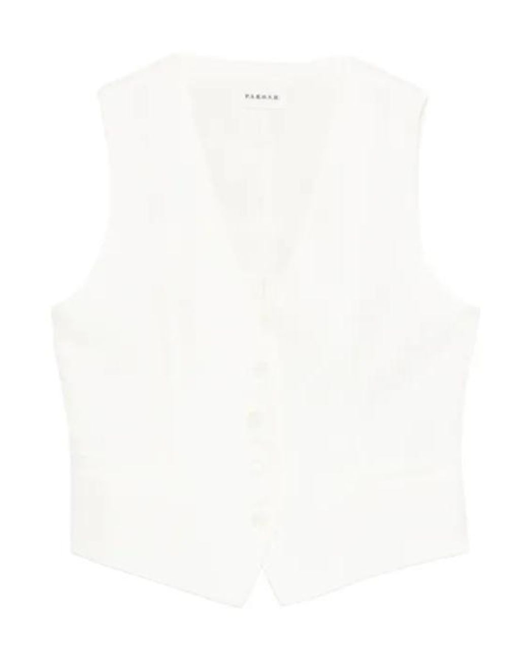 P.A.R.O.S.H. White Vネック ジャケット