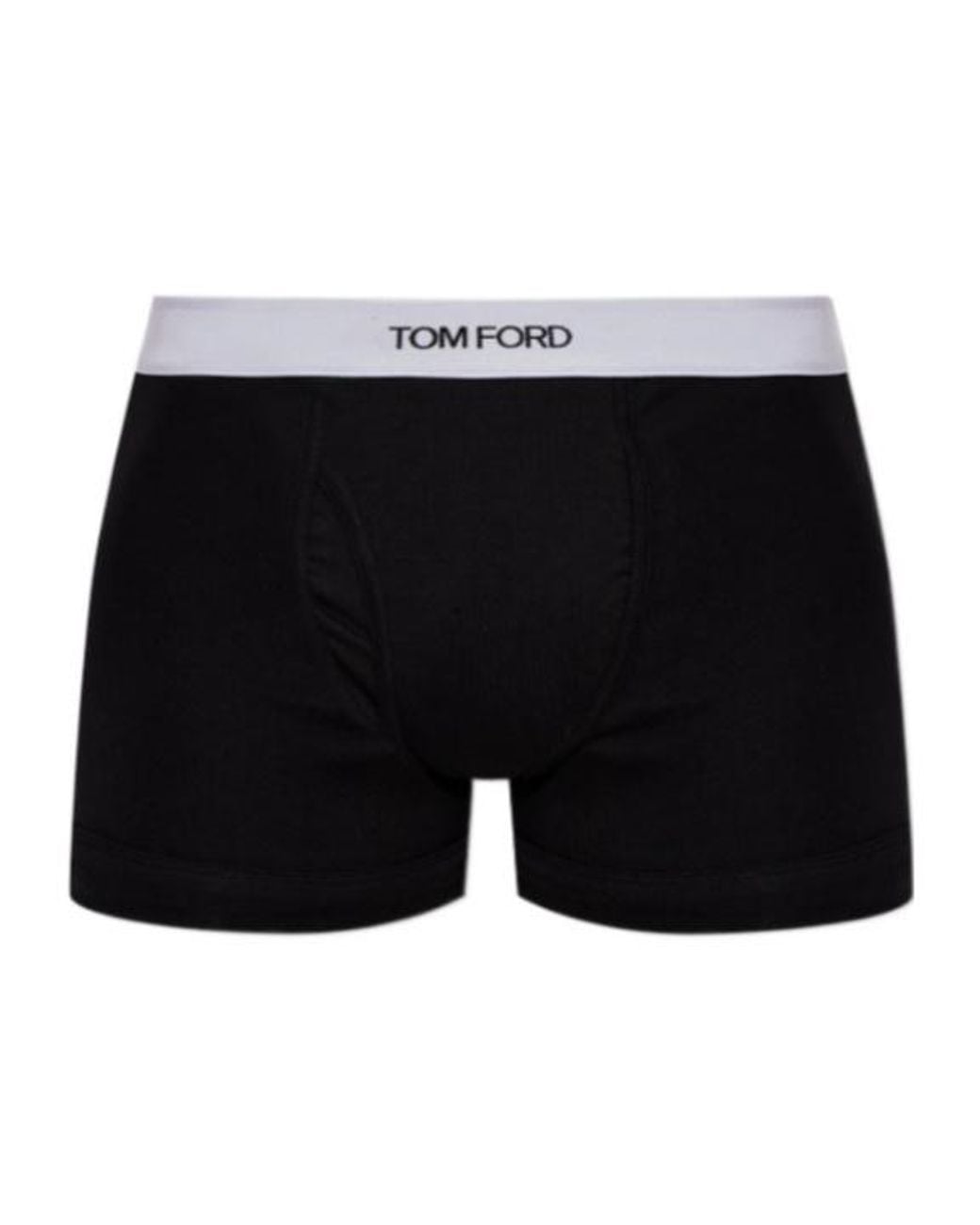 Tom Ford Black Logo-Waistband Boxer Briefs for men