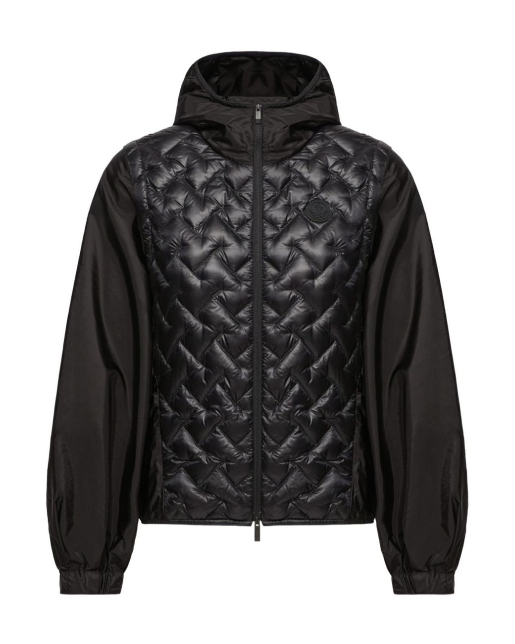 Moncler Black Mirage Packable 2-In-1 Short Down Jacket