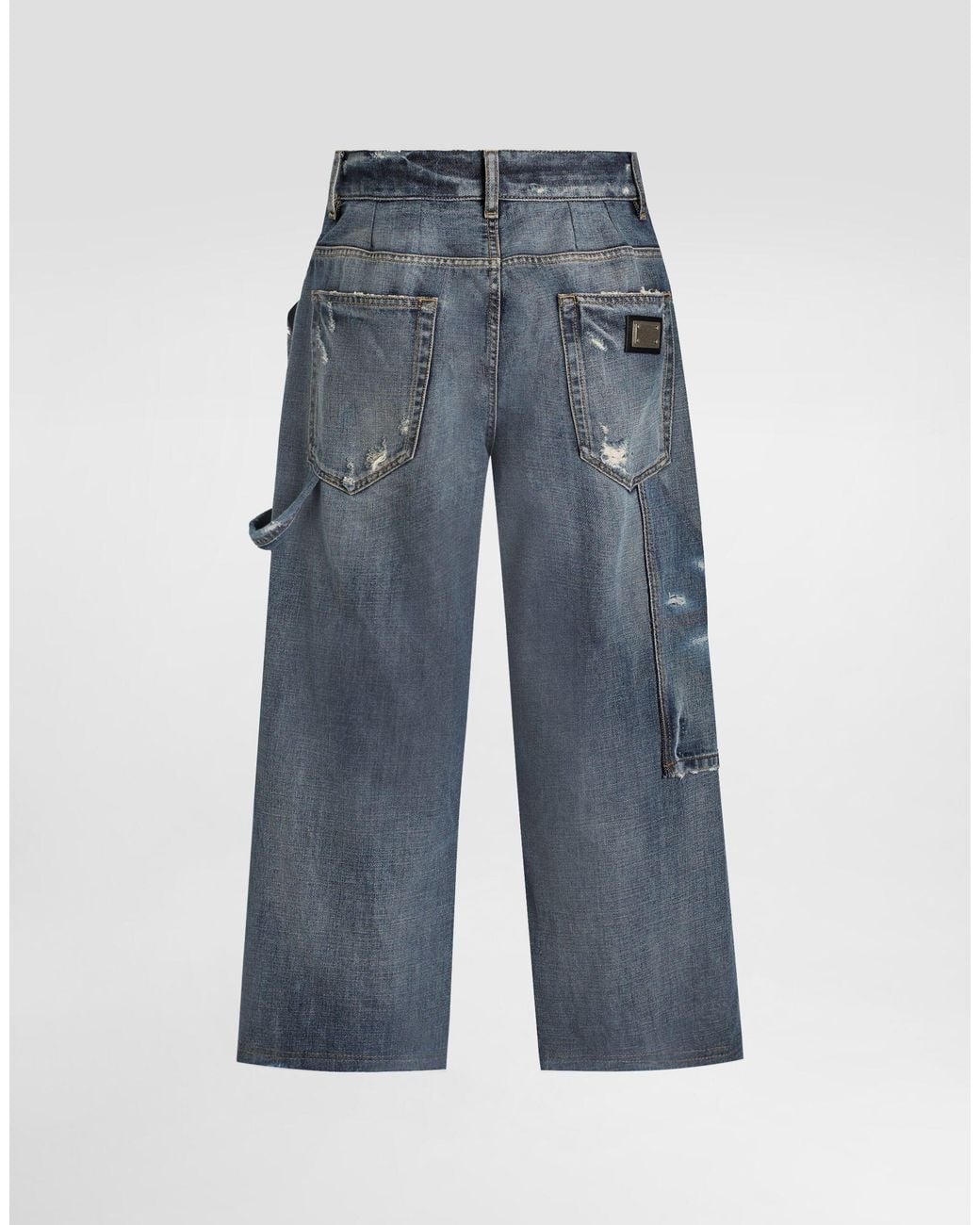 Dolce & Gabbana Blue Denim Bermuda Shorts