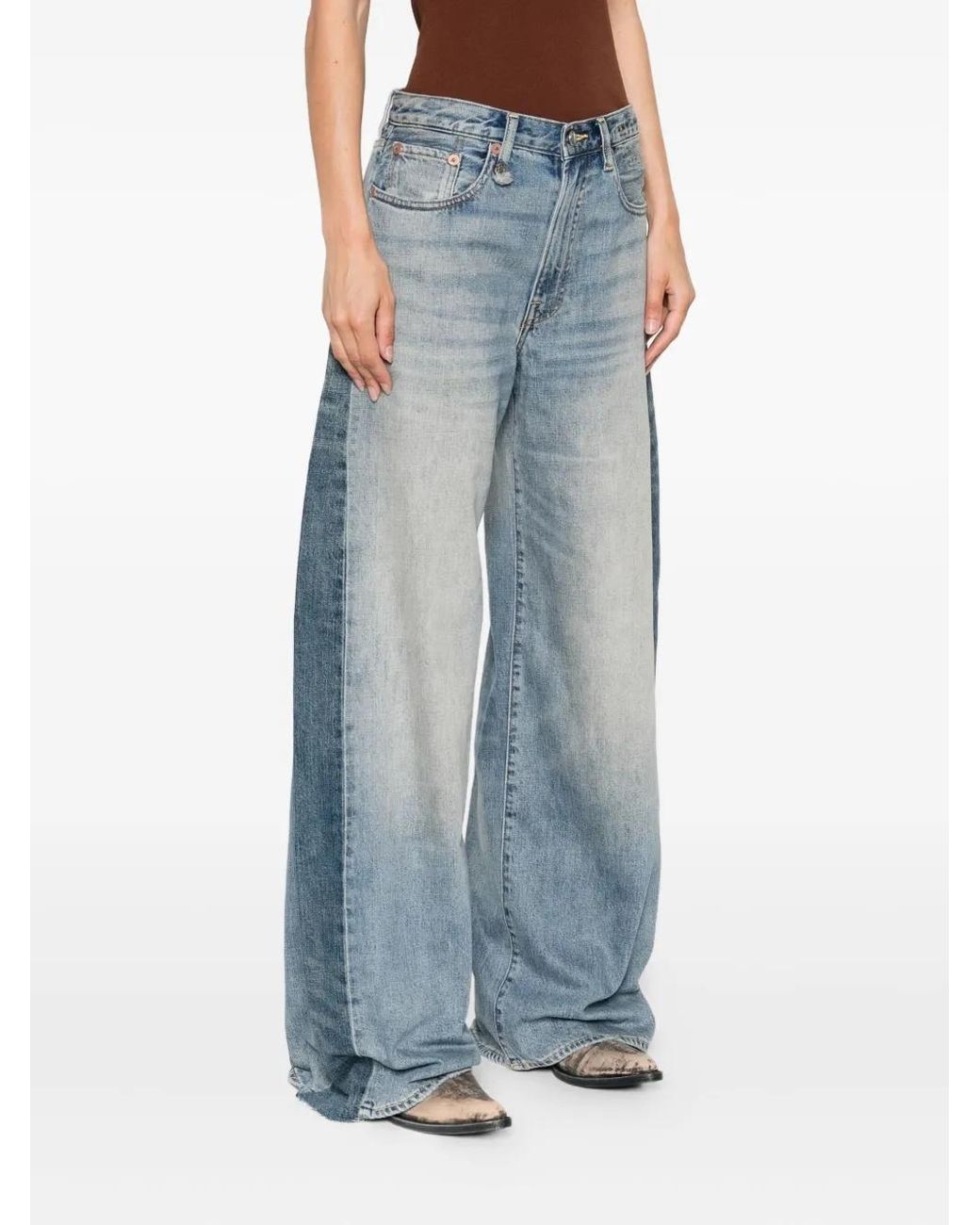 R13 Blue 'Insert D'Arcy' Jeans